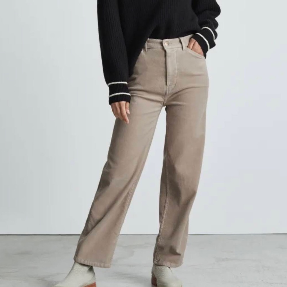 Everlane Moleskin Way High Pant Size 2-4 Color Burnt Sugar